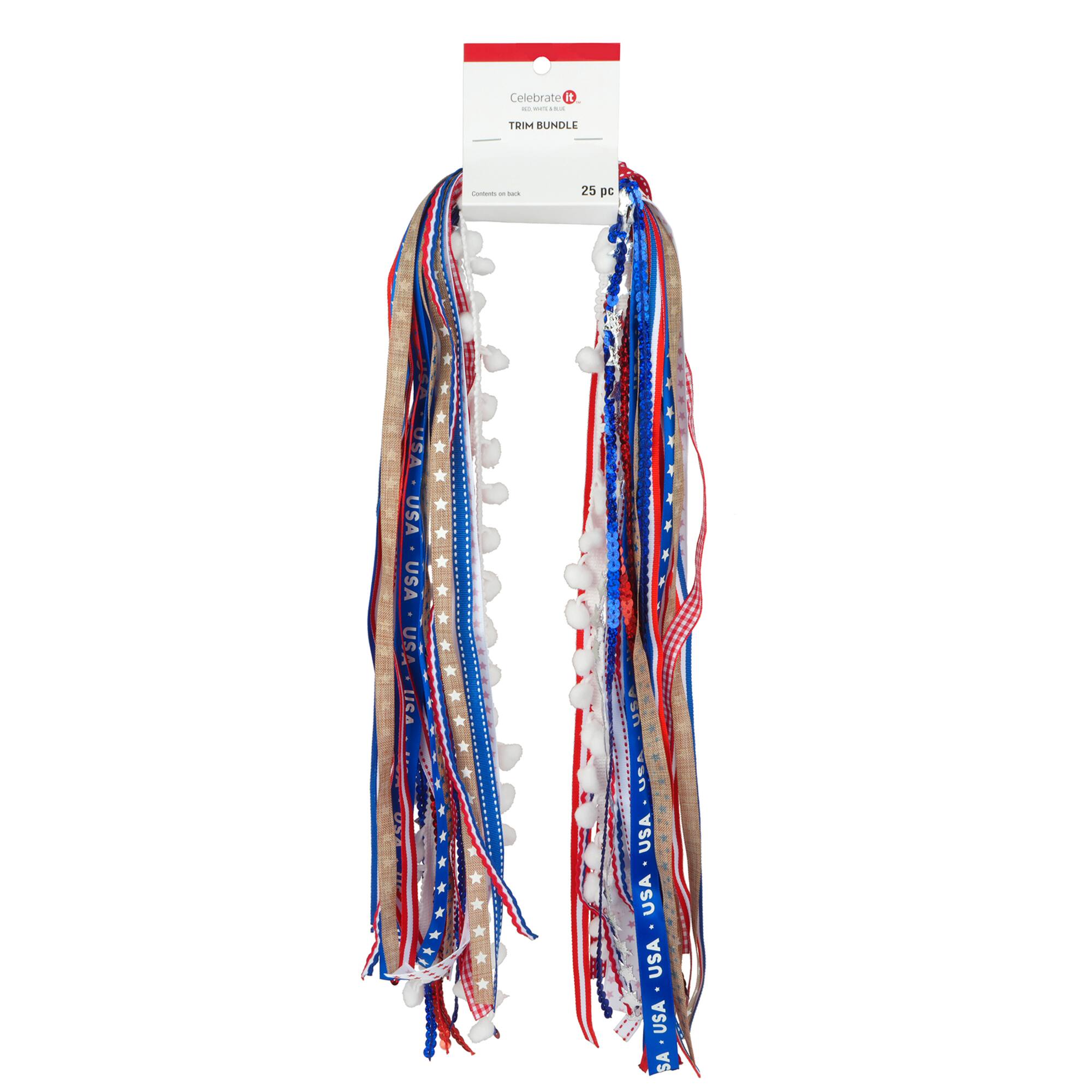 Red, White & Blue Traditional Trim Bundle by Celebrate It™